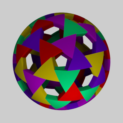 Spherical kaleidoscope