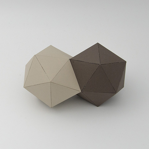 Siamese deltahedron