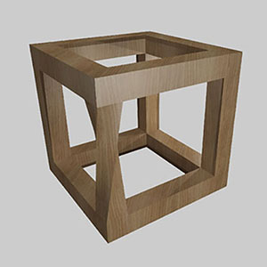 Cube twisted edge